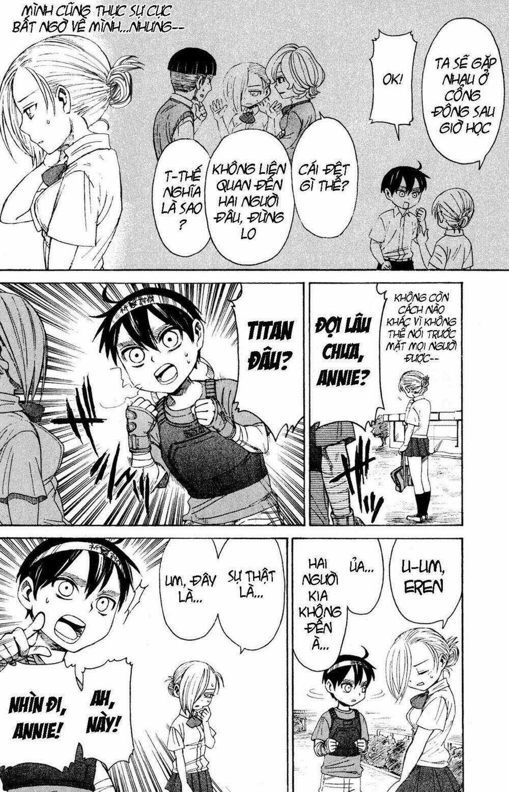 Shingeki! Kyojin Chuugakkou - Chapter 13 - Trang 9