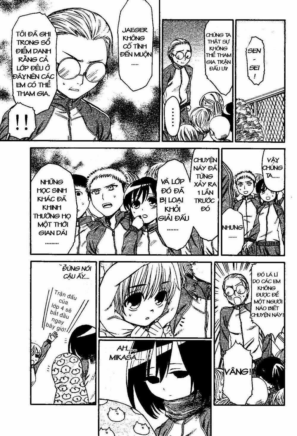 Shingeki! Kyojin Chuugakkou - Chapter 4 - Trang 4