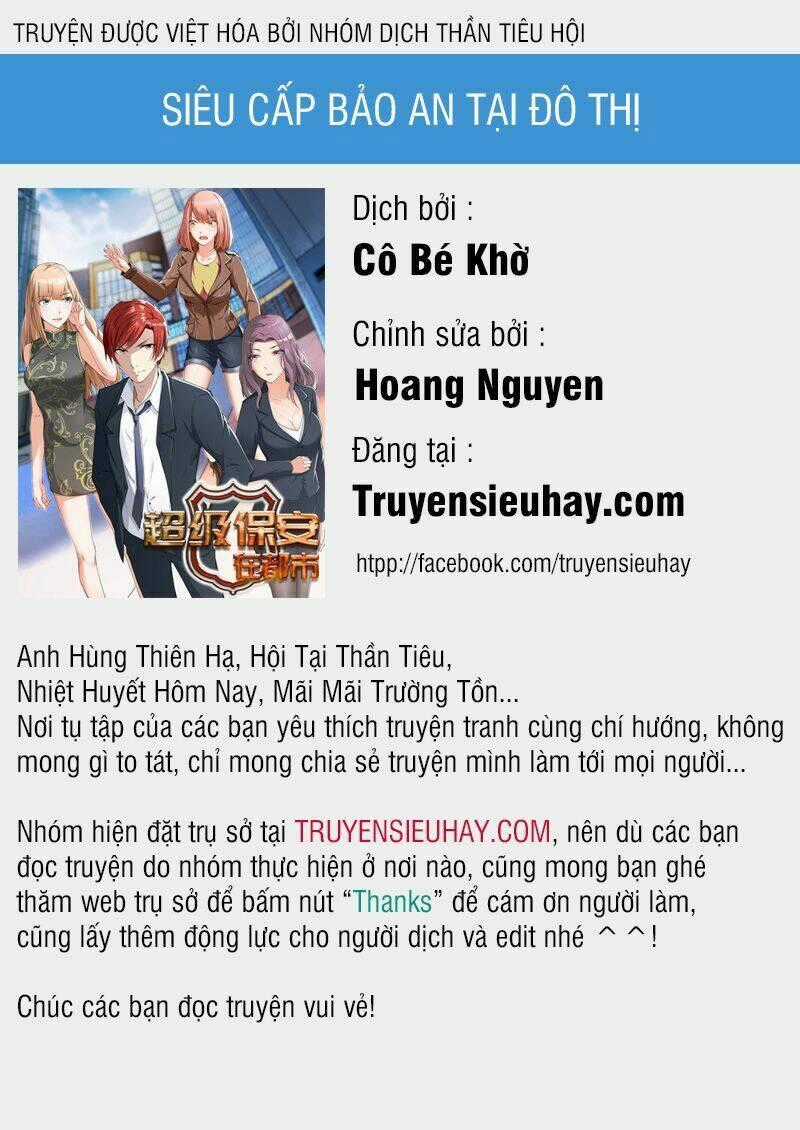 Siêu Cấp Bảo An Tại Đô Thị - Chapter 36 - Trang 1