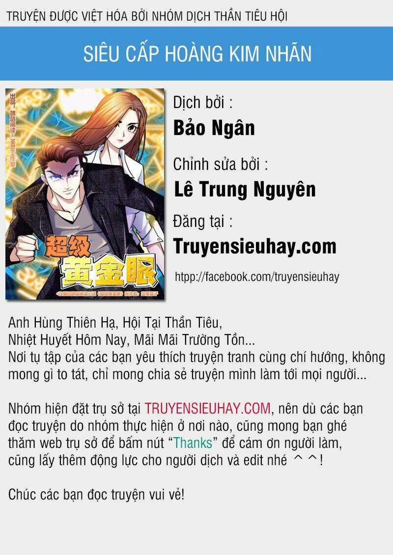 Siêu Cấp Hoàng Kim Nhãn - Chapter 28 - Trang 1