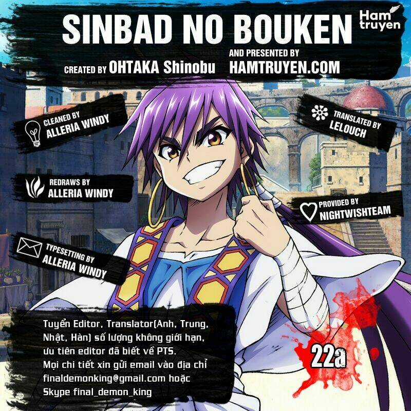 Sinbad No Bouken - Chapter 22.1 - Trang 1