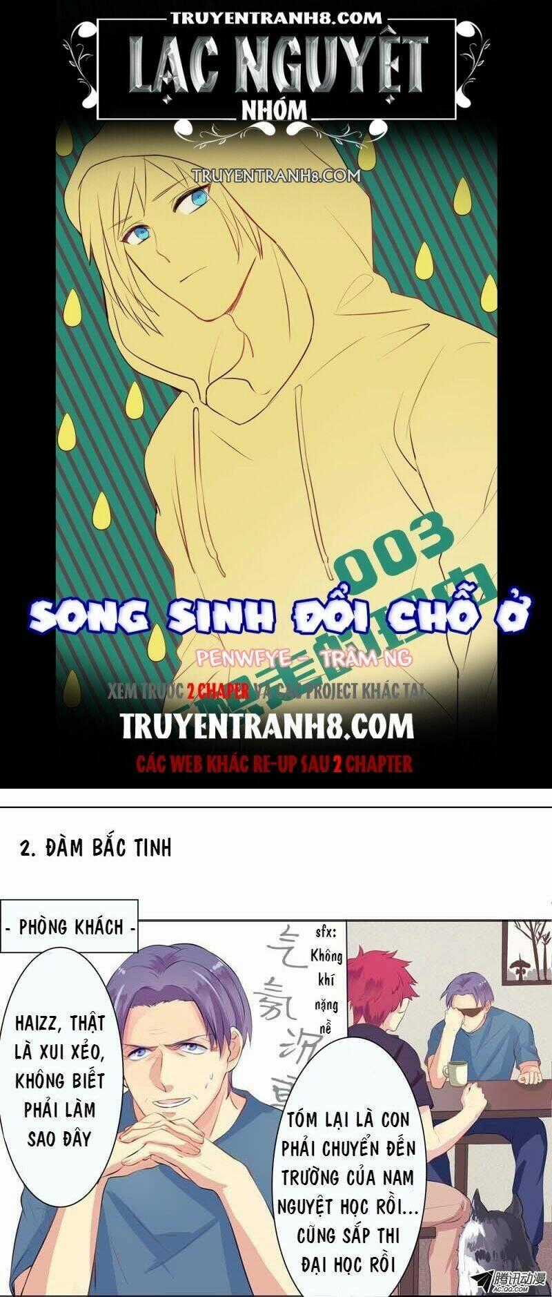 Song Sinh Đổi Chỗ Ở - Chapter 2 - Trang 1