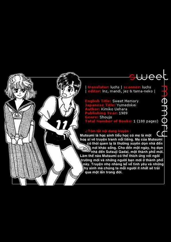 Sweet Memory - Chapter 1 - Trang 1