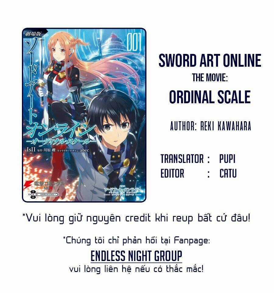 Sword Art Online - Ordinal Scale - Chapter 2 - Trang 2