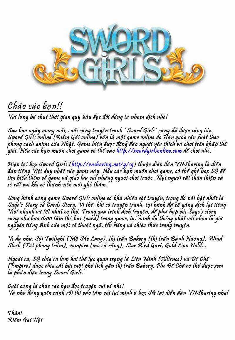 Sword Girls - Chapter 2 - Trang 3