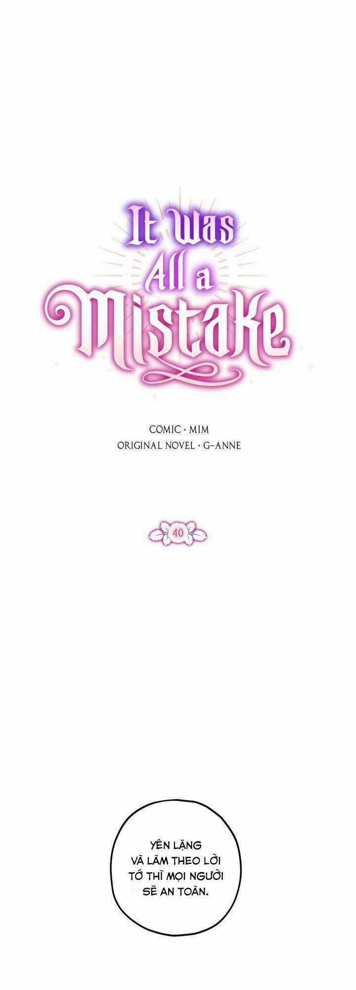 Tất Cả Chỉ Là Sai Lầm - Chapter 40 - Trang 1