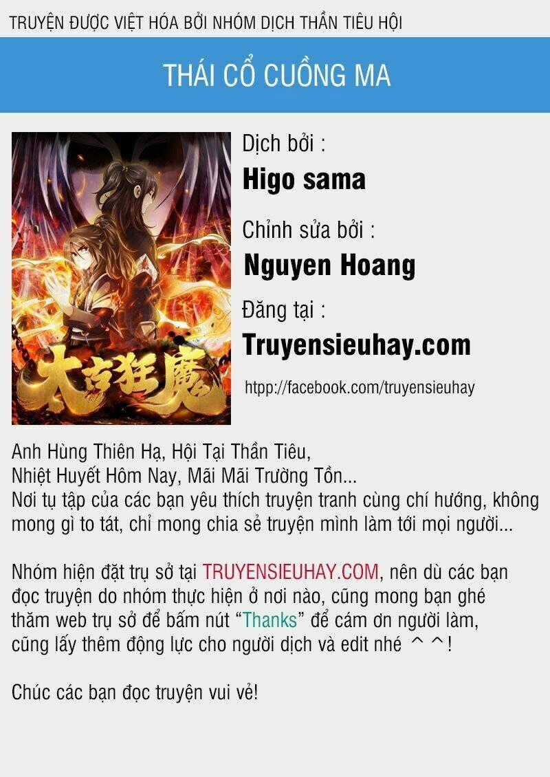 Thái Cổ Cuồng Ma - Chapter 3 - Trang 1