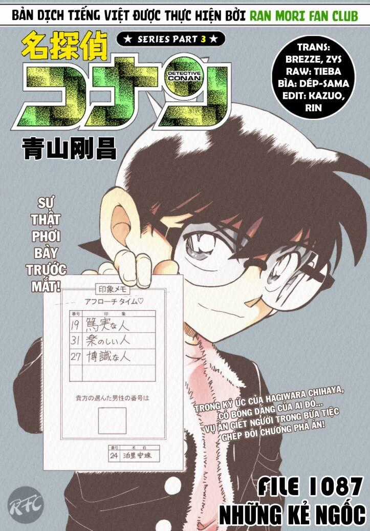 Thám Tử Conan - Chương 1087 - Trang 1