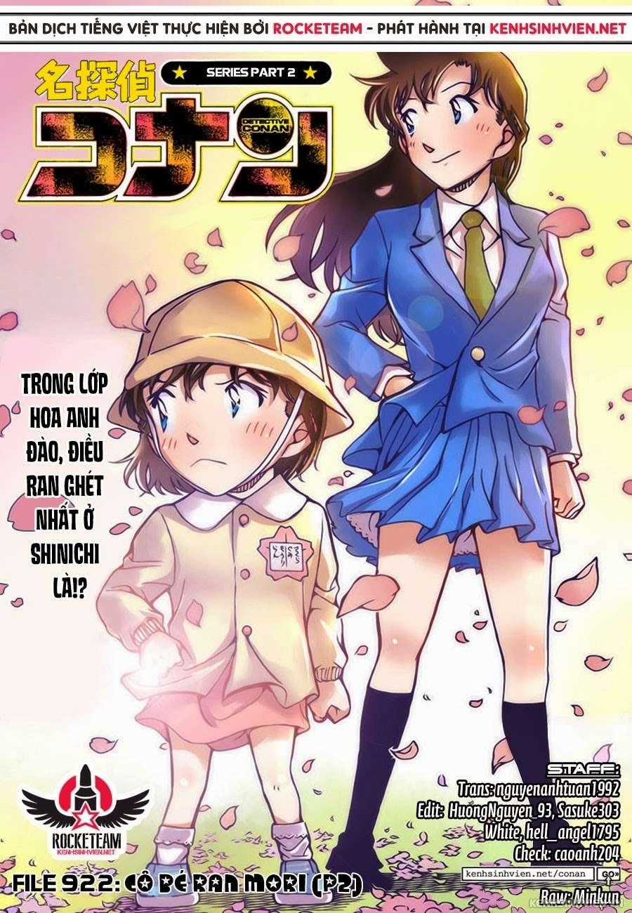 Thám Tử Conan - Chương 922 - Trang 1