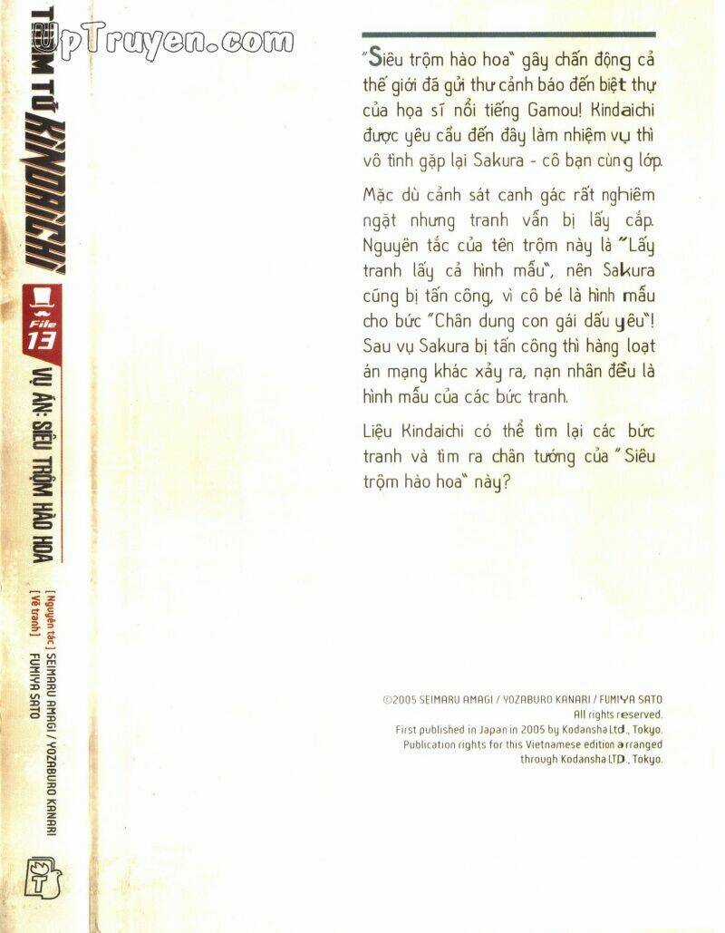 Thám Tử Kindaichi (Special Edition) - Chapter 13 - Trang 3