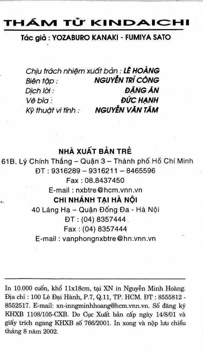 Thám Tử Kindaichi - Chapter 189 - Trang 4