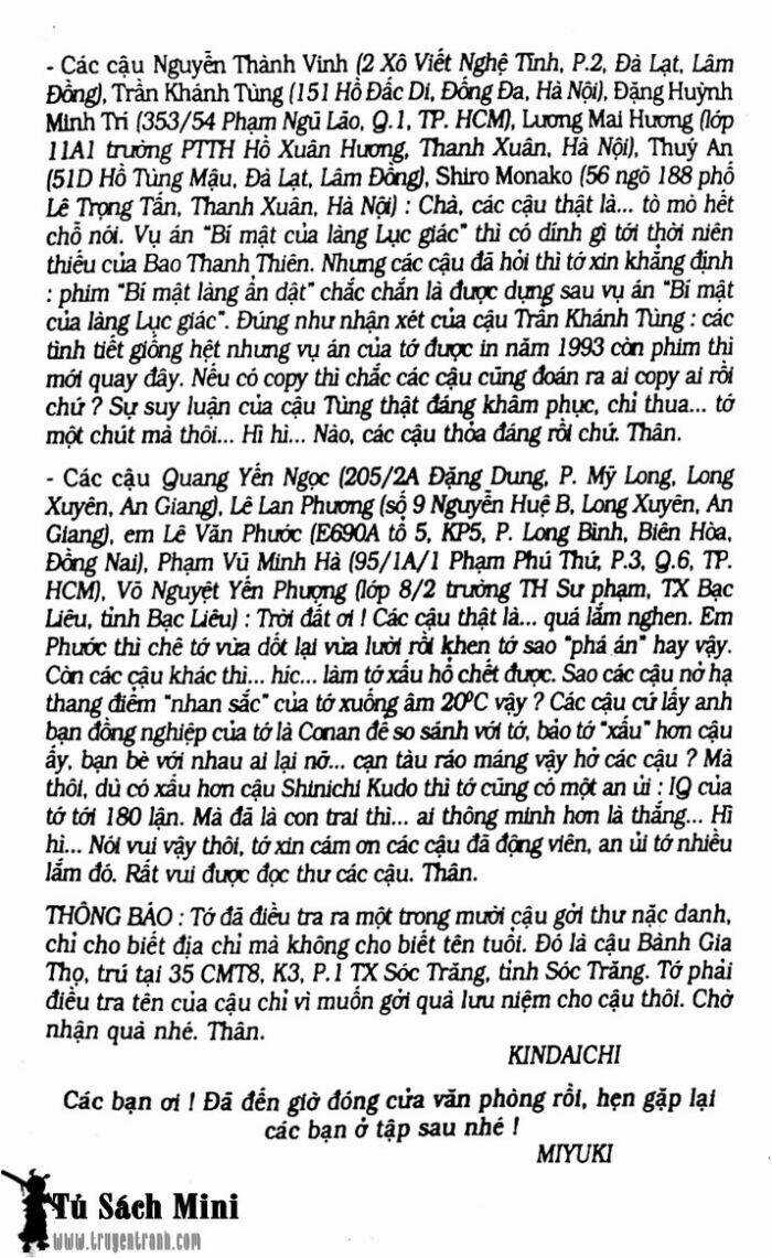 Thám Tử Kindaichi - Chapter 24 - Trang 36