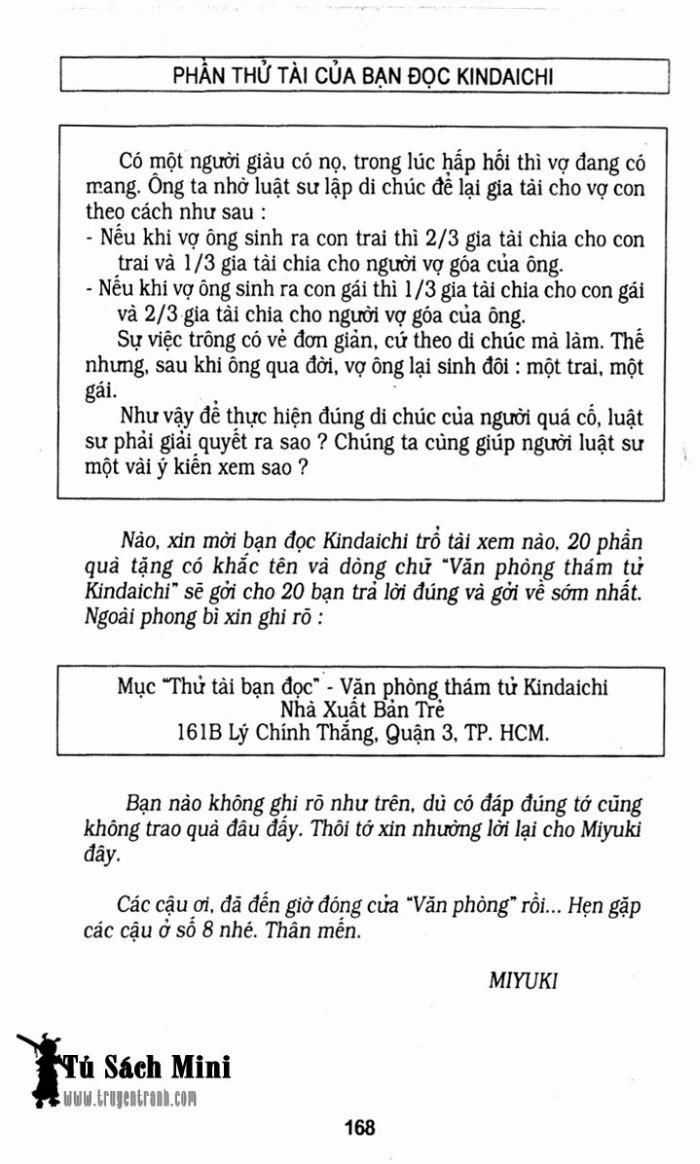 Thám Tử Kindaichi - Chapter 28.2 - Trang 19