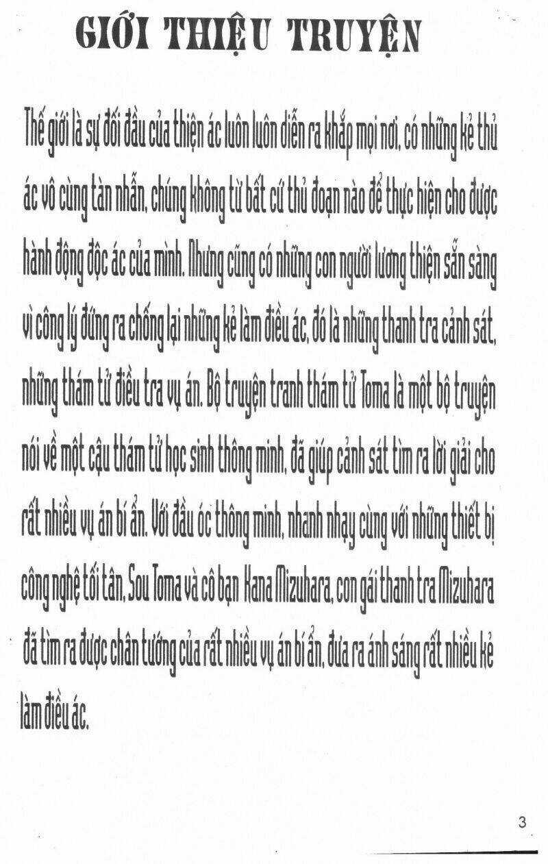 Thám Tử Toma - Chapter 5 - Trang 3