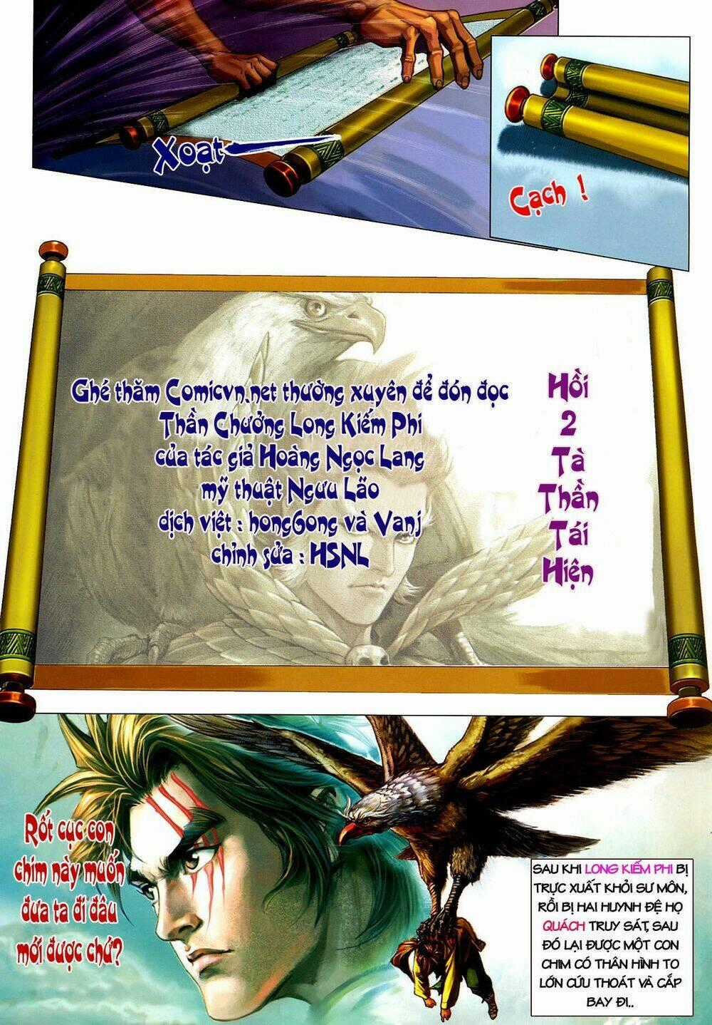 Thần Chưởng Long Kiếm Phi - Chapter 2 - Trang 2