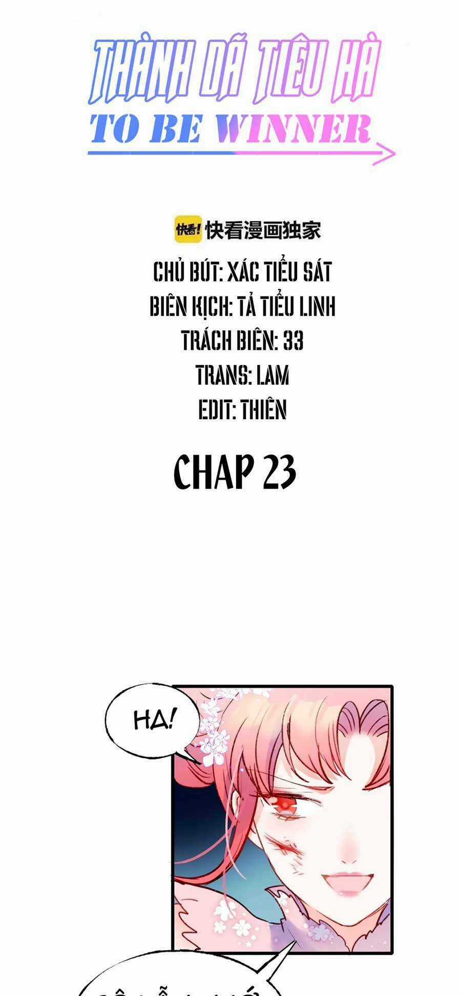 Thành Dã Tiêu Hà - Chapter 23 - Trang 1