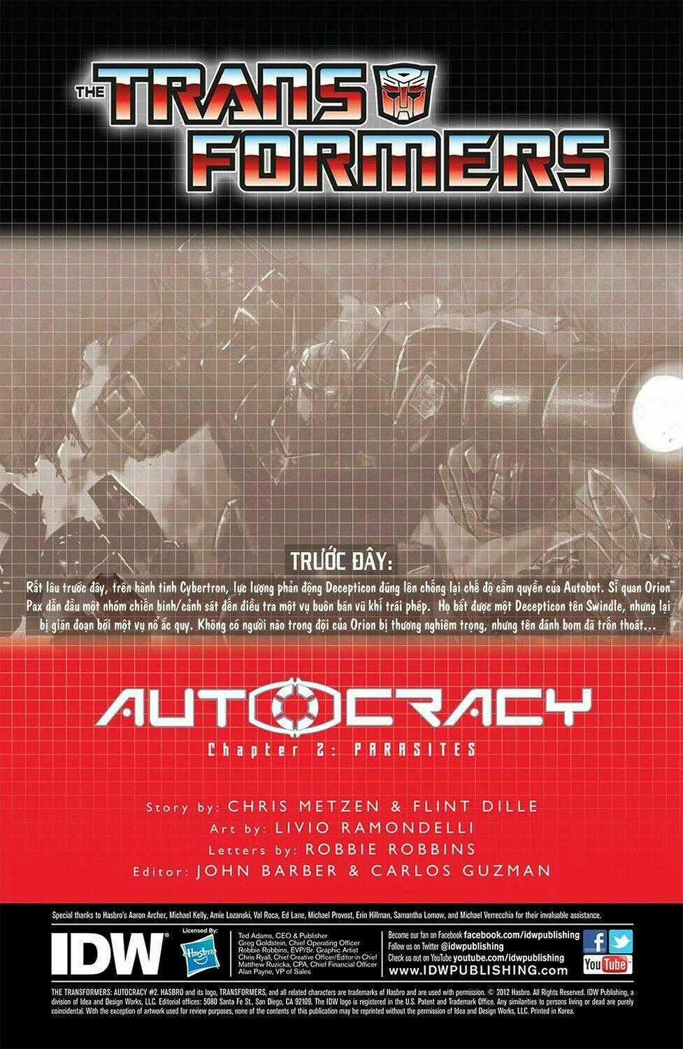 The Transformers: Autocracy - Chapter 2 - Trang 2
