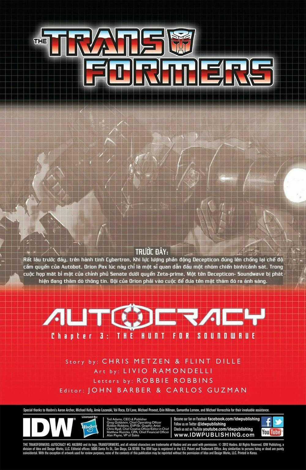 The Transformers: Autocracy - Chapter 3 - Trang 2
