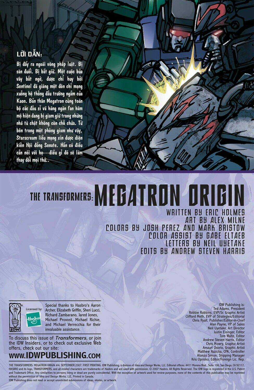 The Transformers: Megatron Origin - Chapter 4 - Trang 4