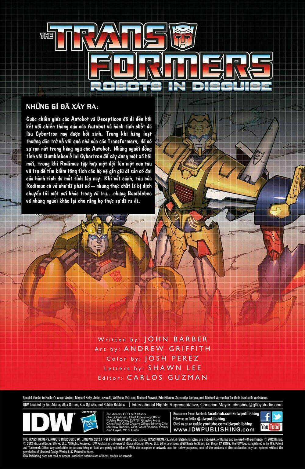 The Transformers: Robots In Disguise - Chapter 1 - Trang 6