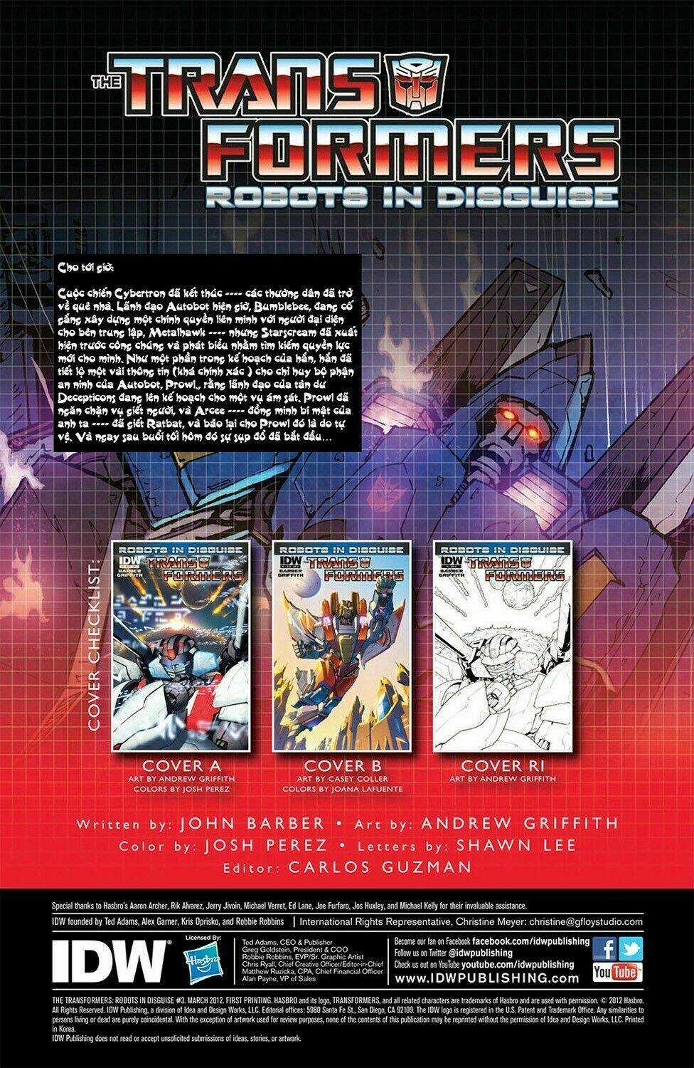 The Transformers: Robots In Disguise - Chapter 3 - Trang 4
