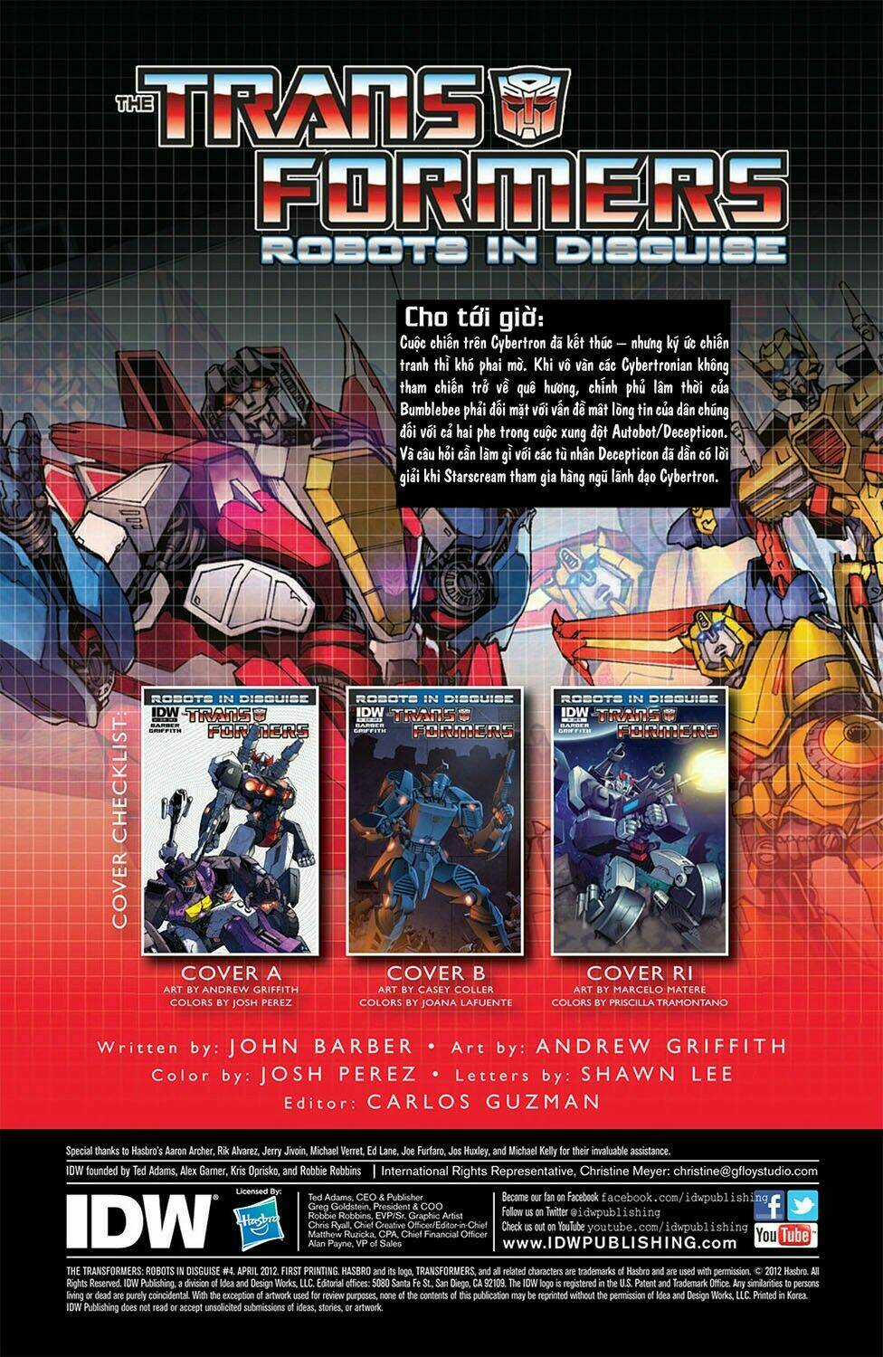 The Transformers: Robots In Disguise - Chapter 4 - Trang 3
