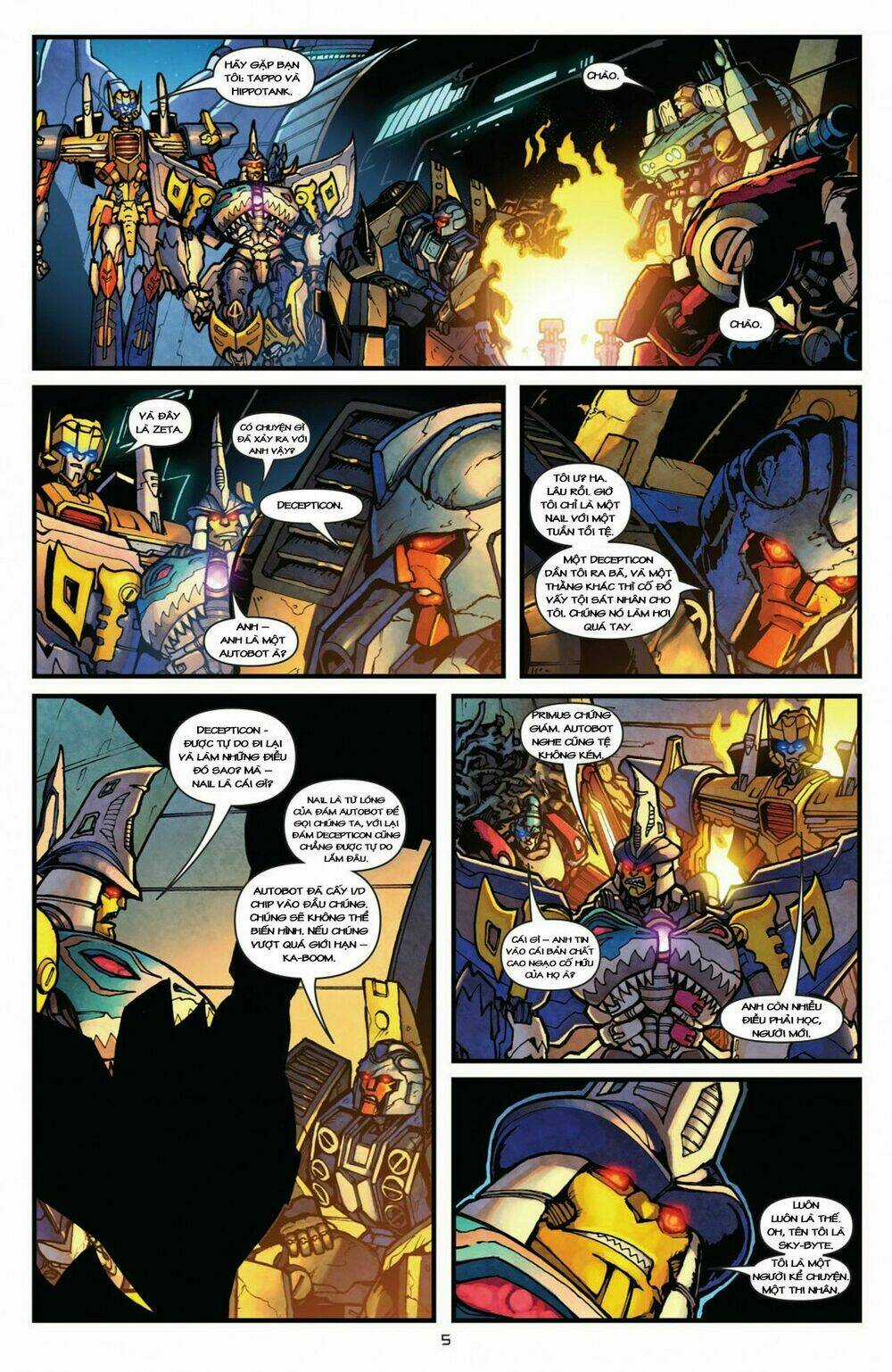 The Transformers: Robots In Disguise - Chapter 5 - Trang 9