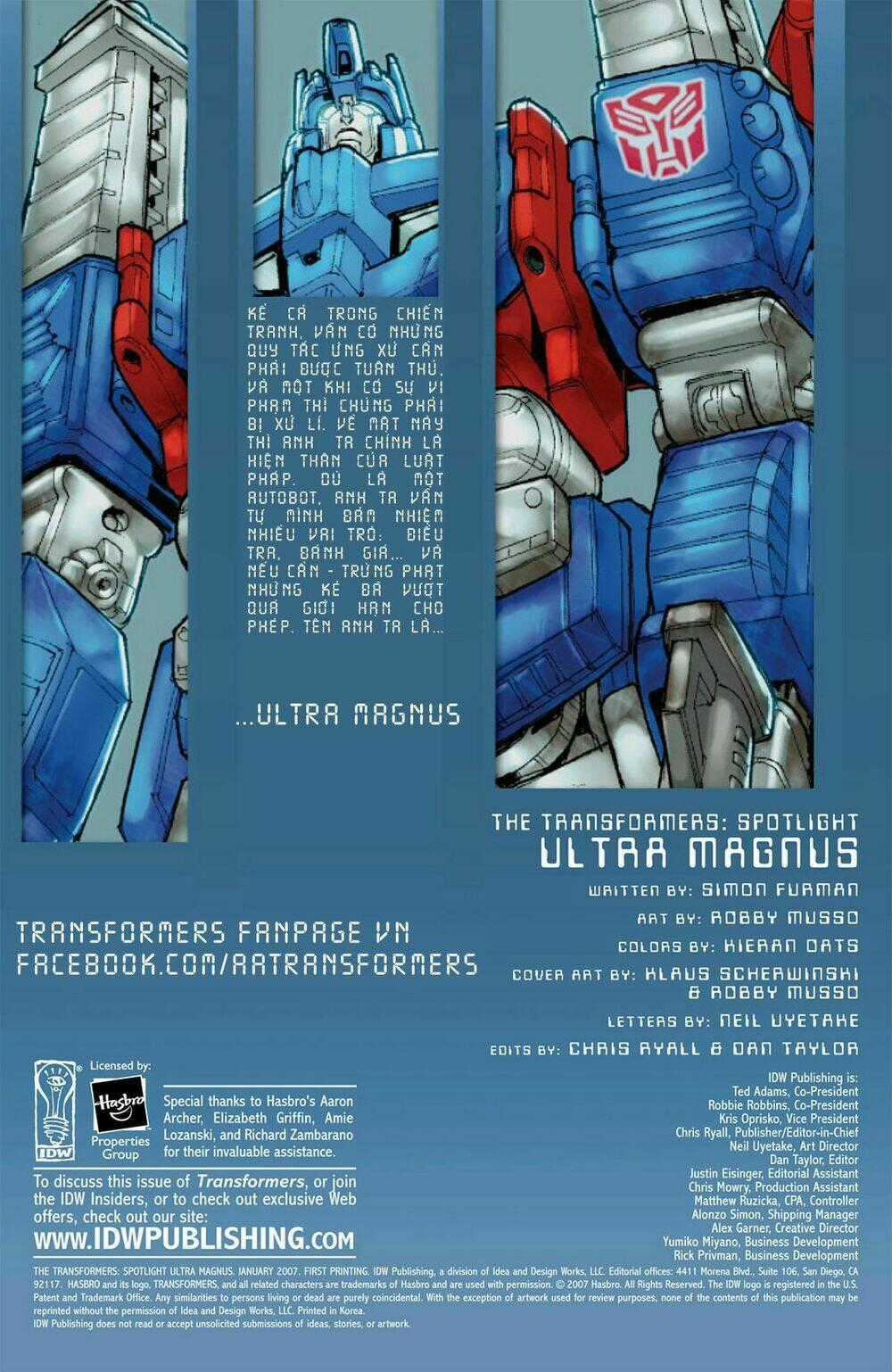 The Transformers Spotlight - Chapter 1 - Trang 2