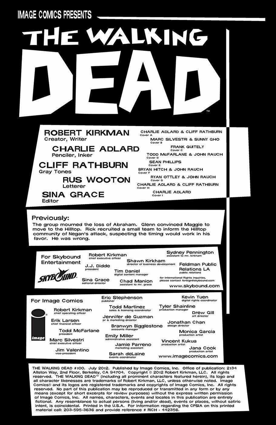 The Walking Dead - Chapter 100 - Trang 4