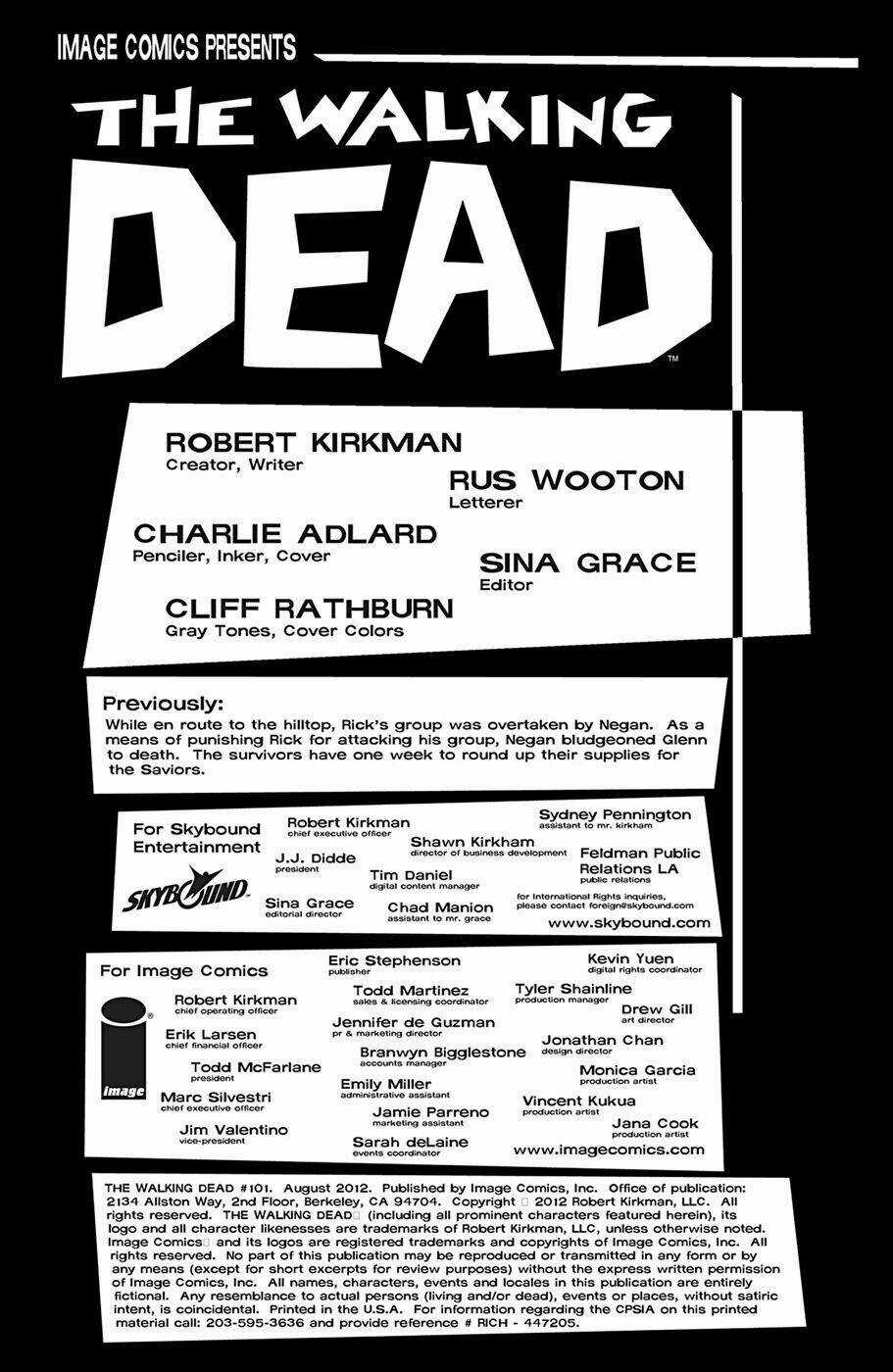 The Walking Dead - Chapter 101 - Trang 4