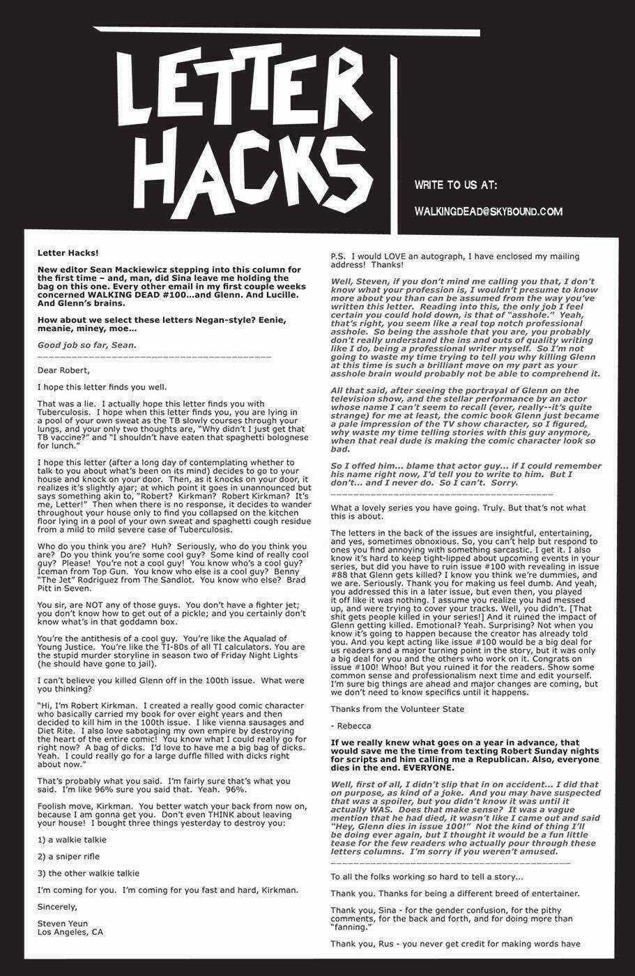 The Walking Dead - Chapter 102 - Trang 27