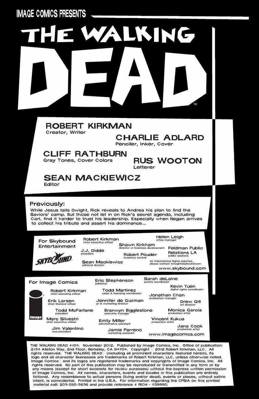 The Walking Dead - Chapter 104 - Trang 3