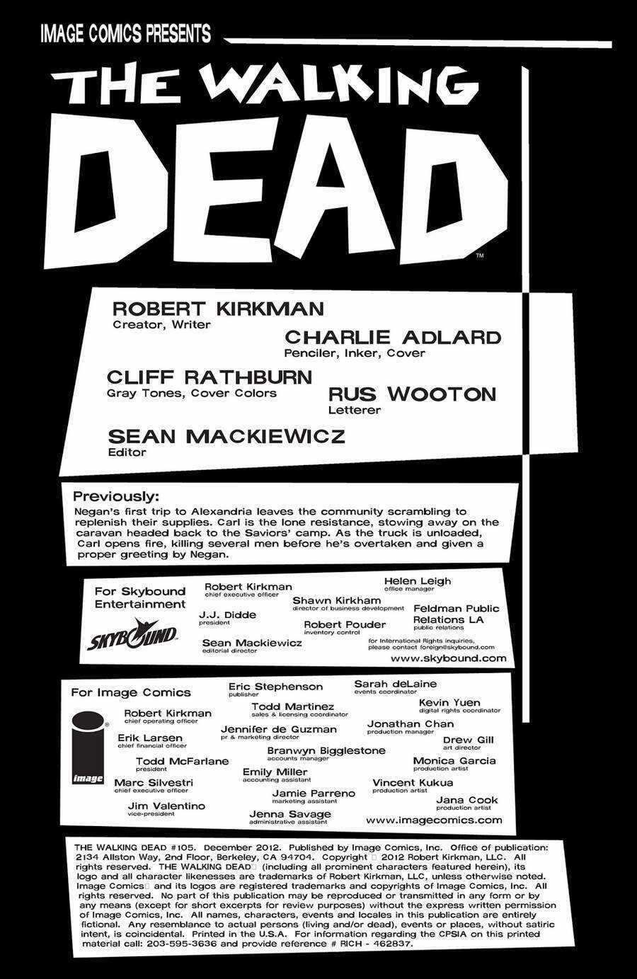 The Walking Dead - Chapter 105 - Trang 3