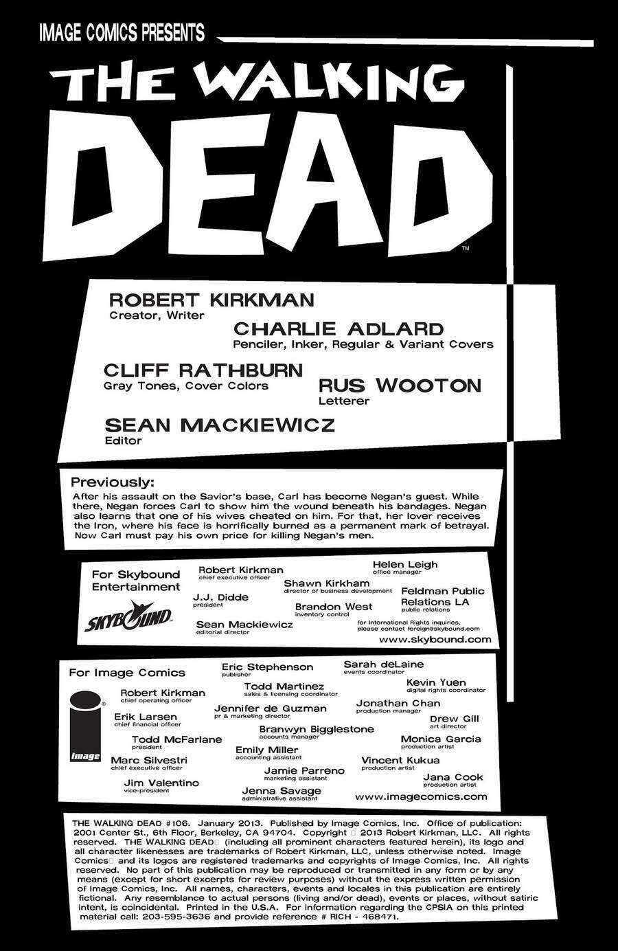 The Walking Dead - Chapter 106 - Trang 3