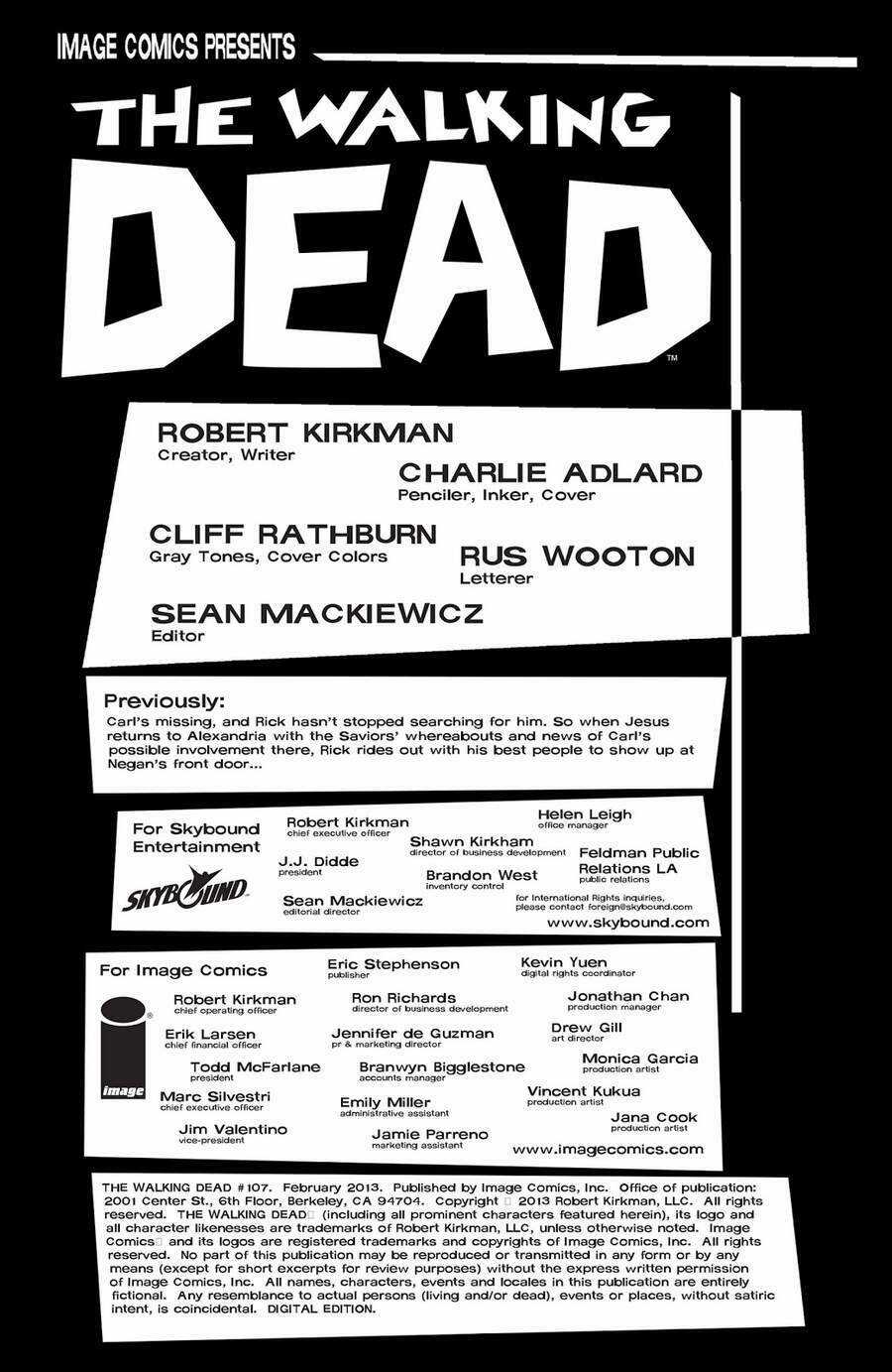 The Walking Dead - Chapter 107 - Trang 3