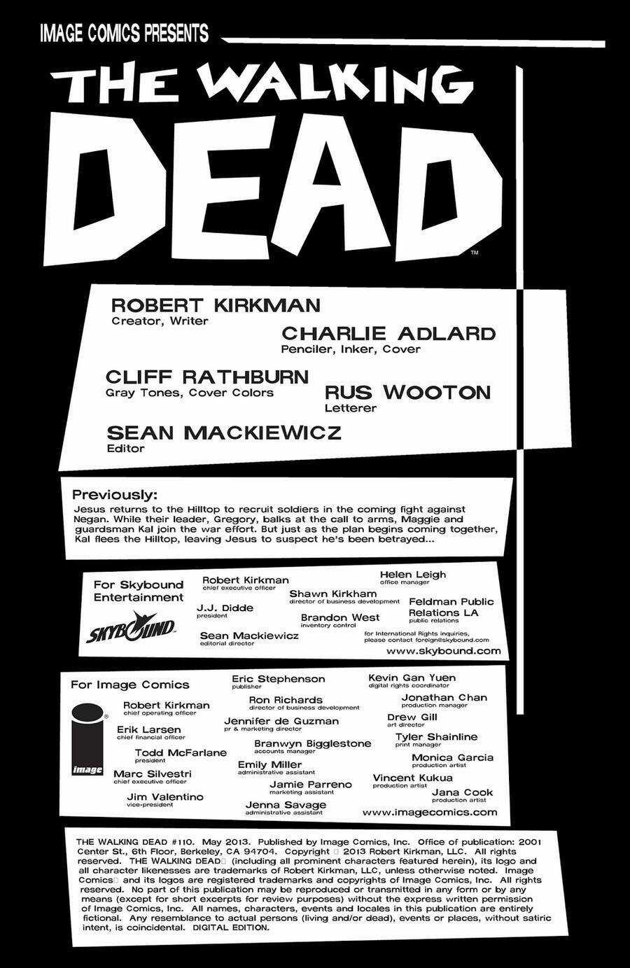 The Walking Dead - Chapter 110 - Trang 3