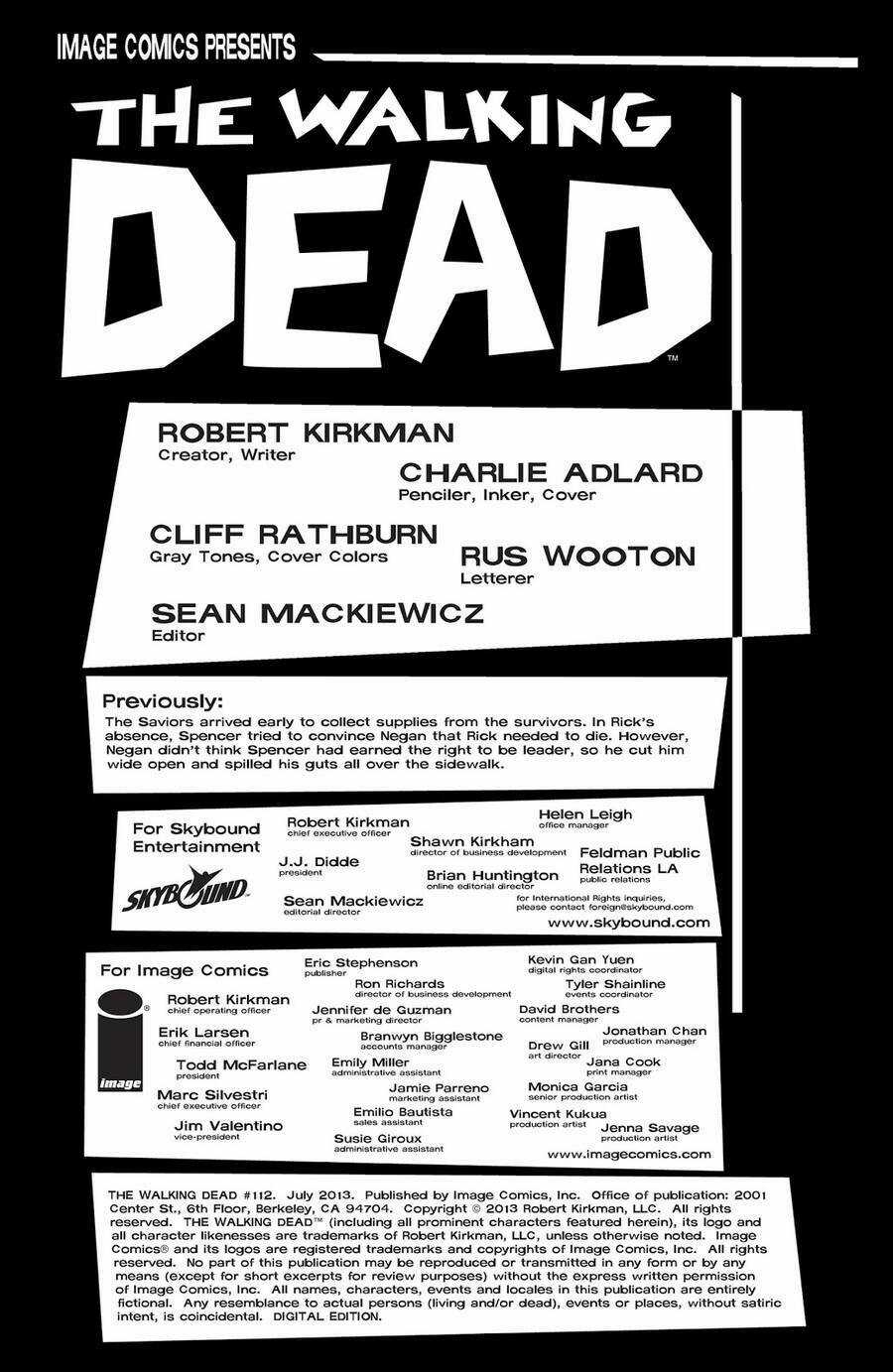 The Walking Dead - Chapter 112 - Trang 3