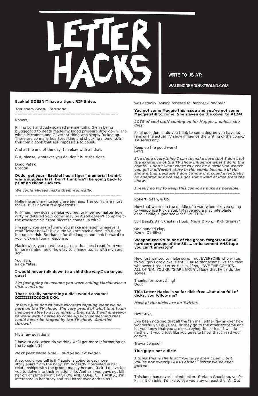 The Walking Dead - Chapter 118.5 - Trang 12