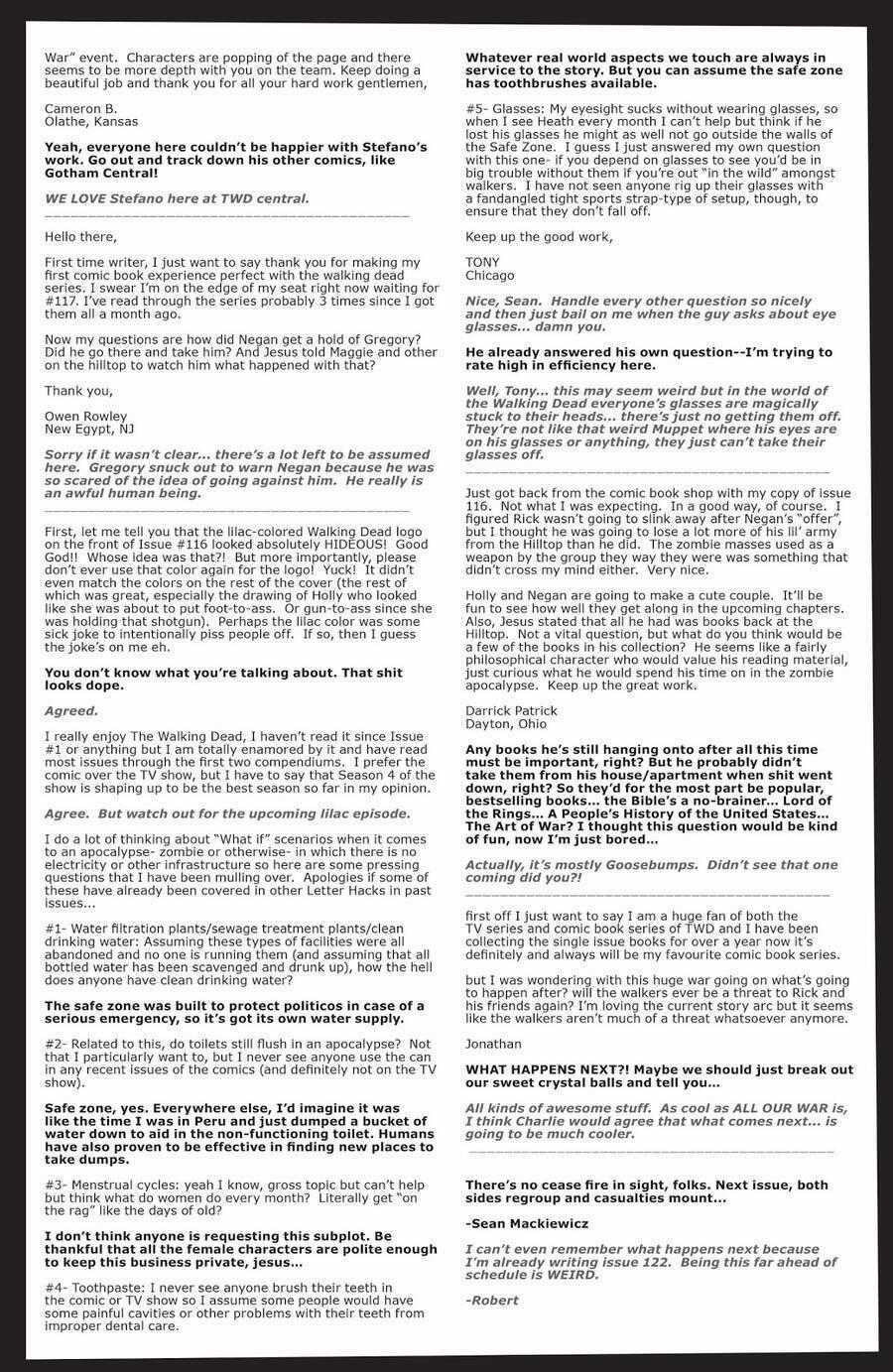 The Walking Dead - Chapter 118.5 - Trang 13