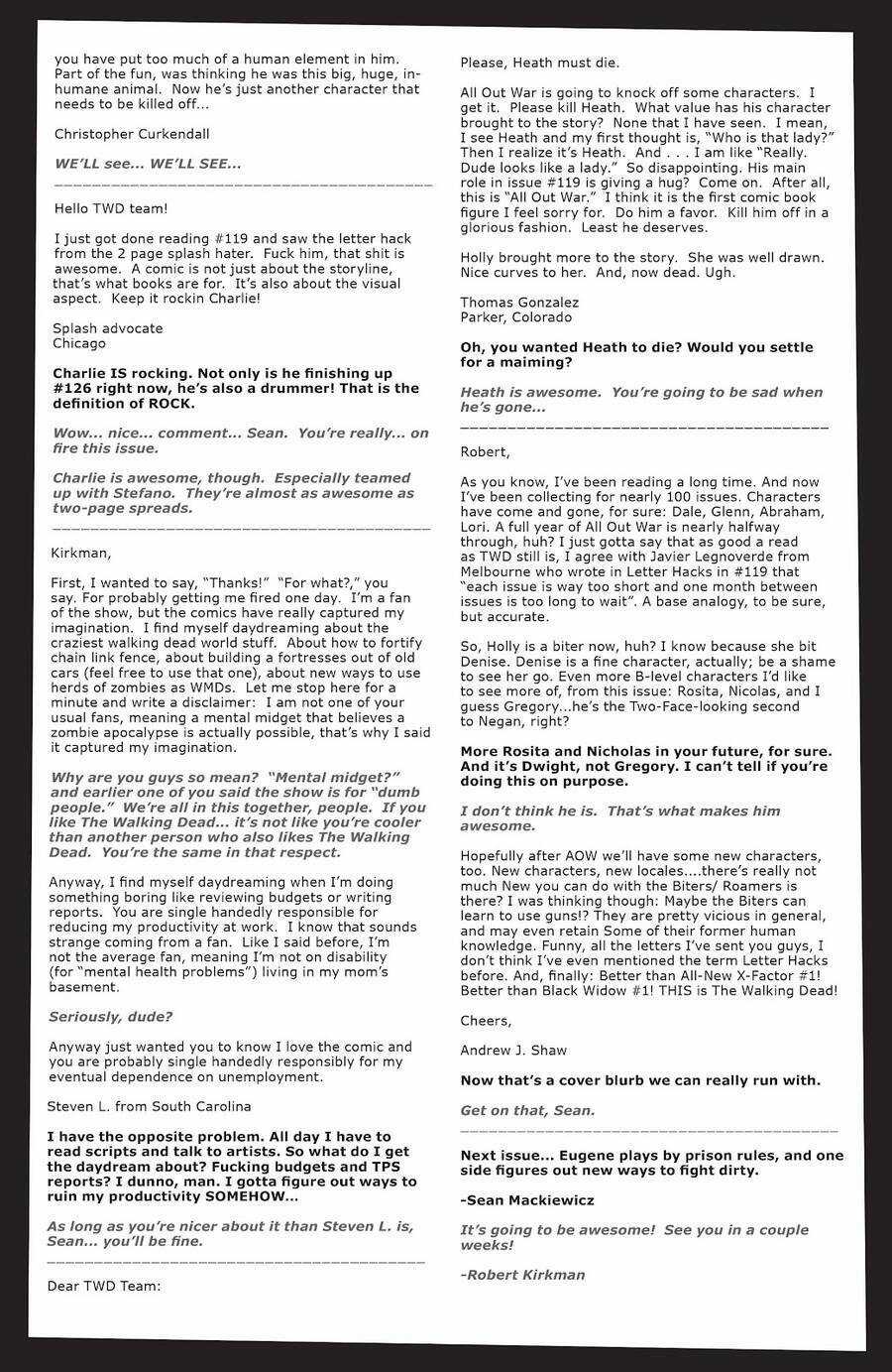 The Walking Dead - Chapter 121.5 - Trang 14