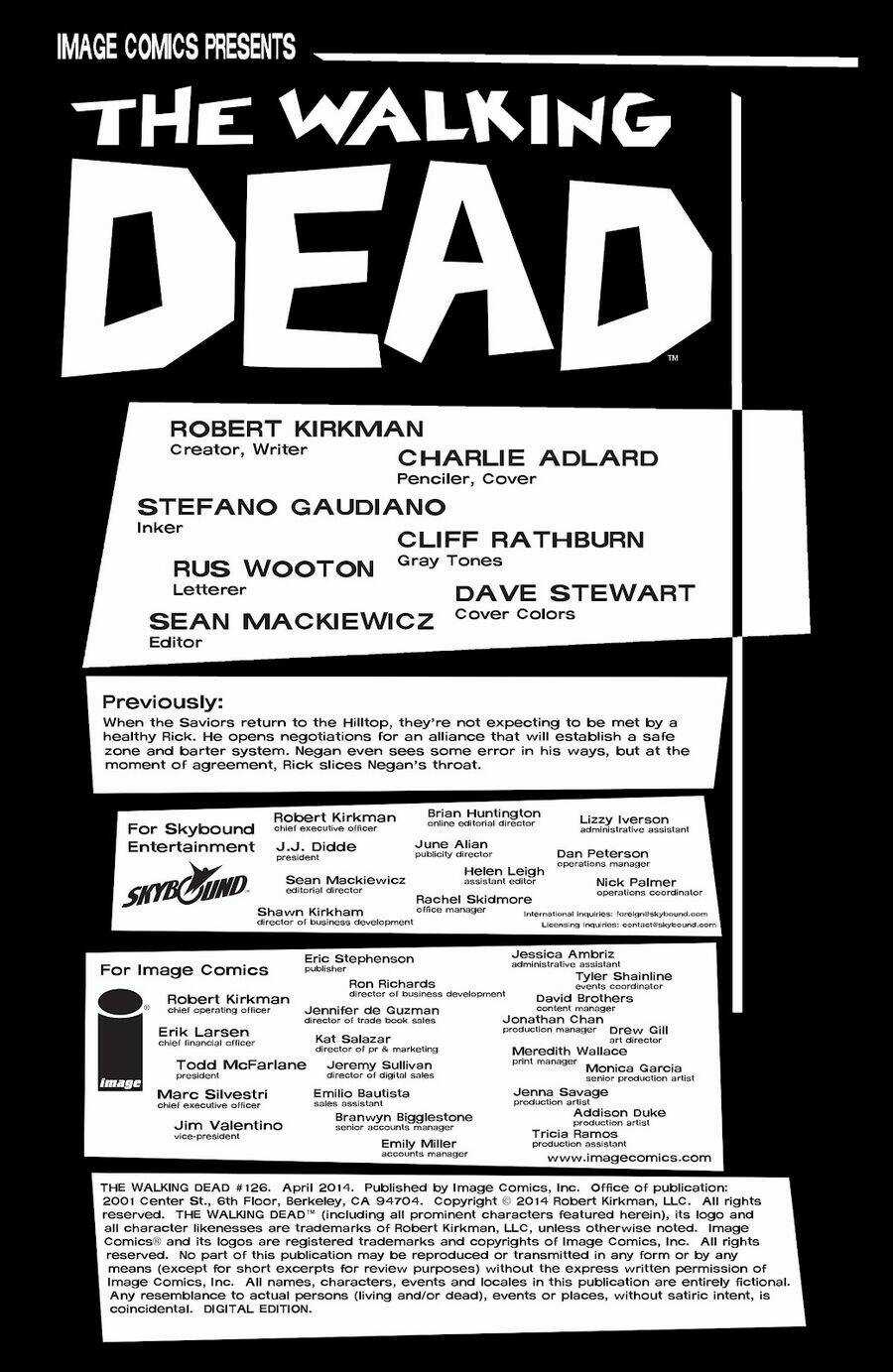 The Walking Dead - Chapter 126 - Trang 2