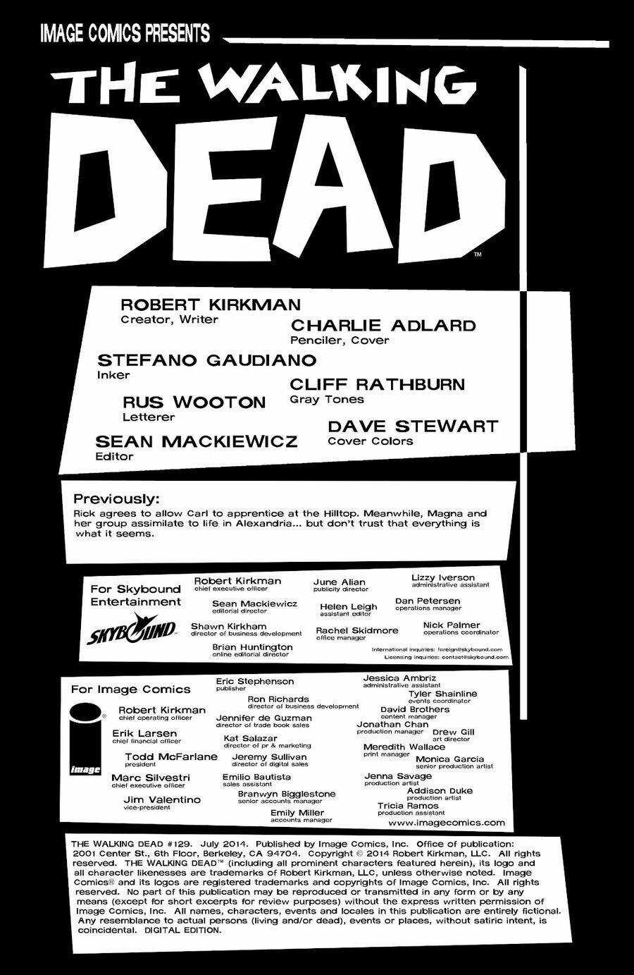 The Walking Dead - Chapter 129 - Trang 2