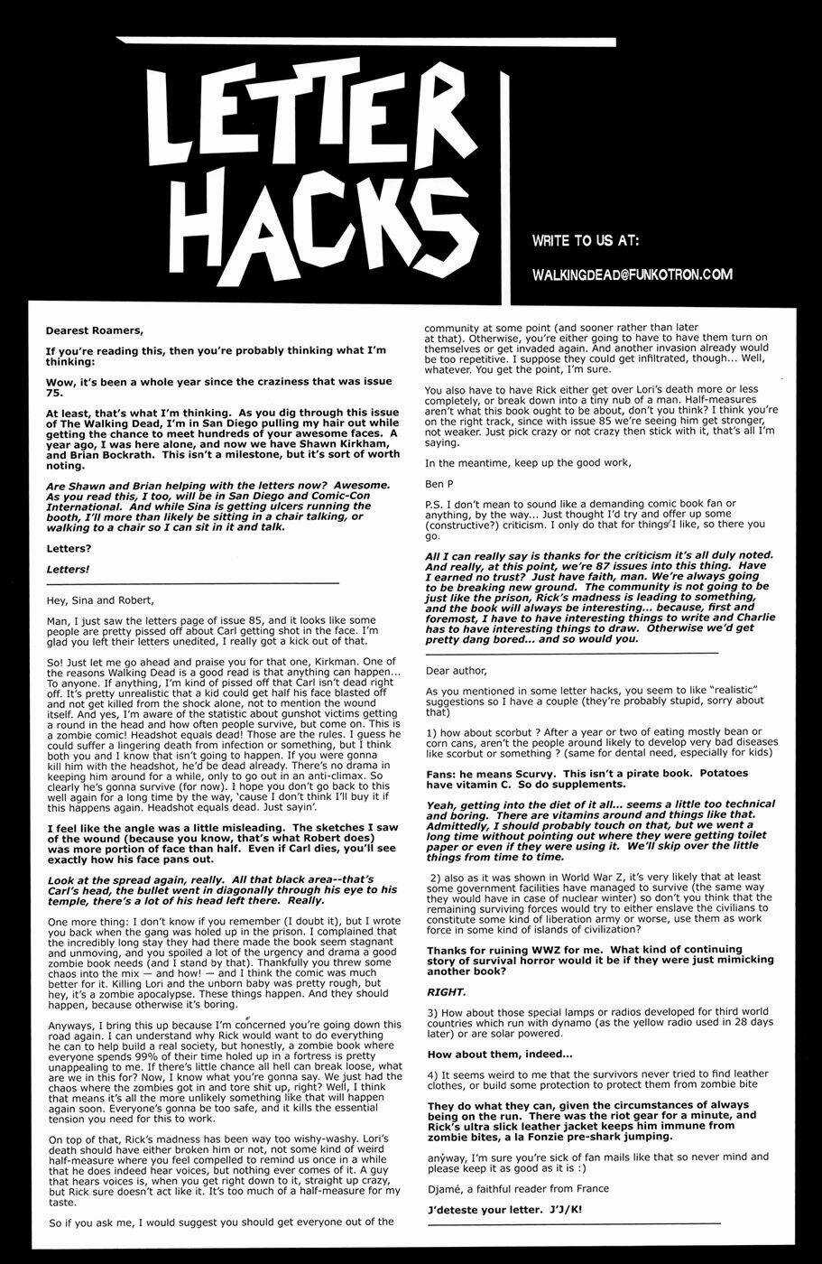 The Walking Dead - Chapter 87 - Trang 27