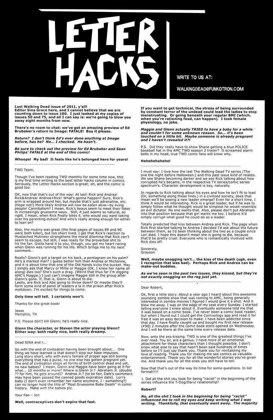 The Walking Dead - Chapter 92 - Trang 27