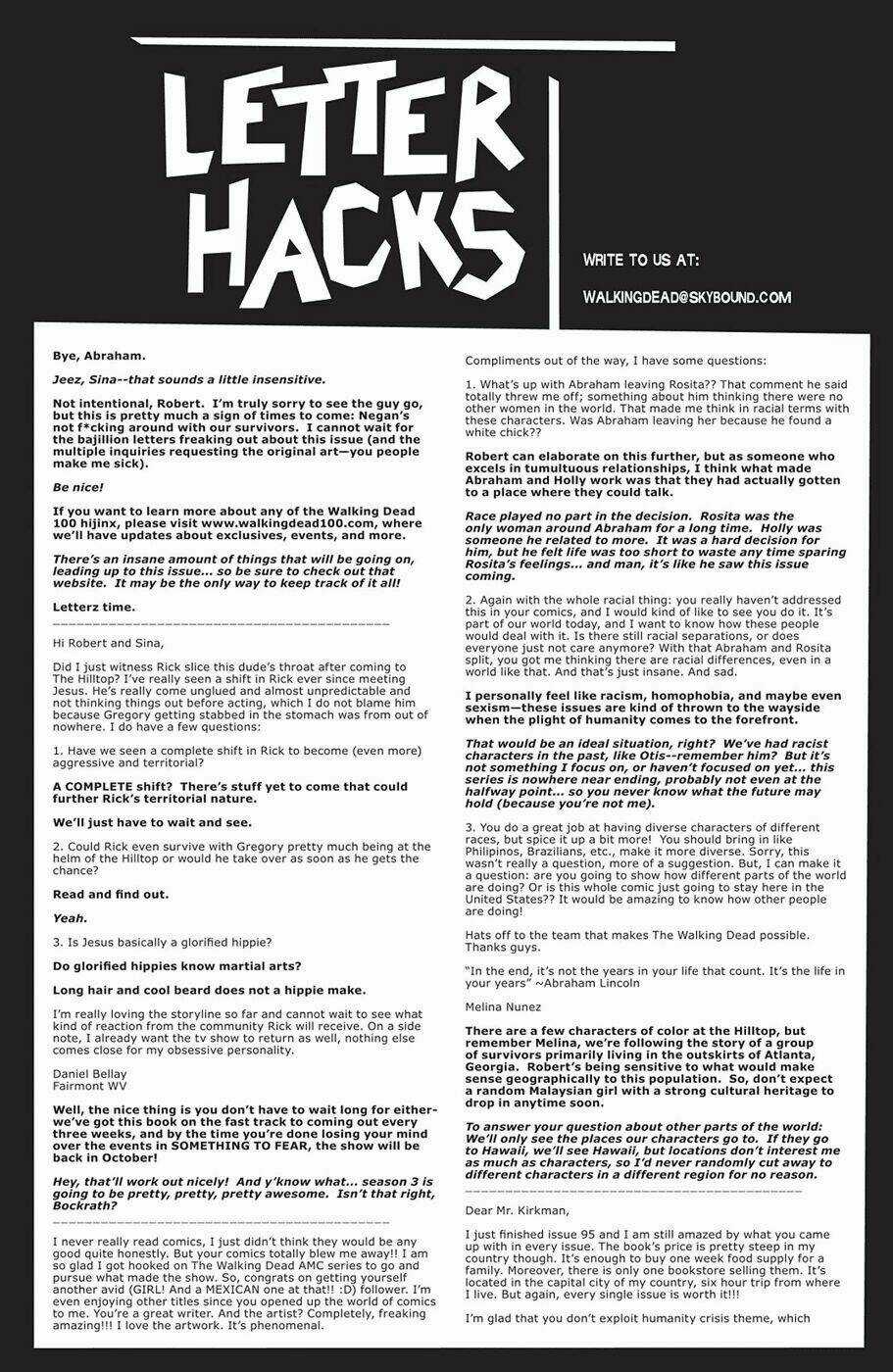 The Walking Dead - Chapter 98 - Trang 27