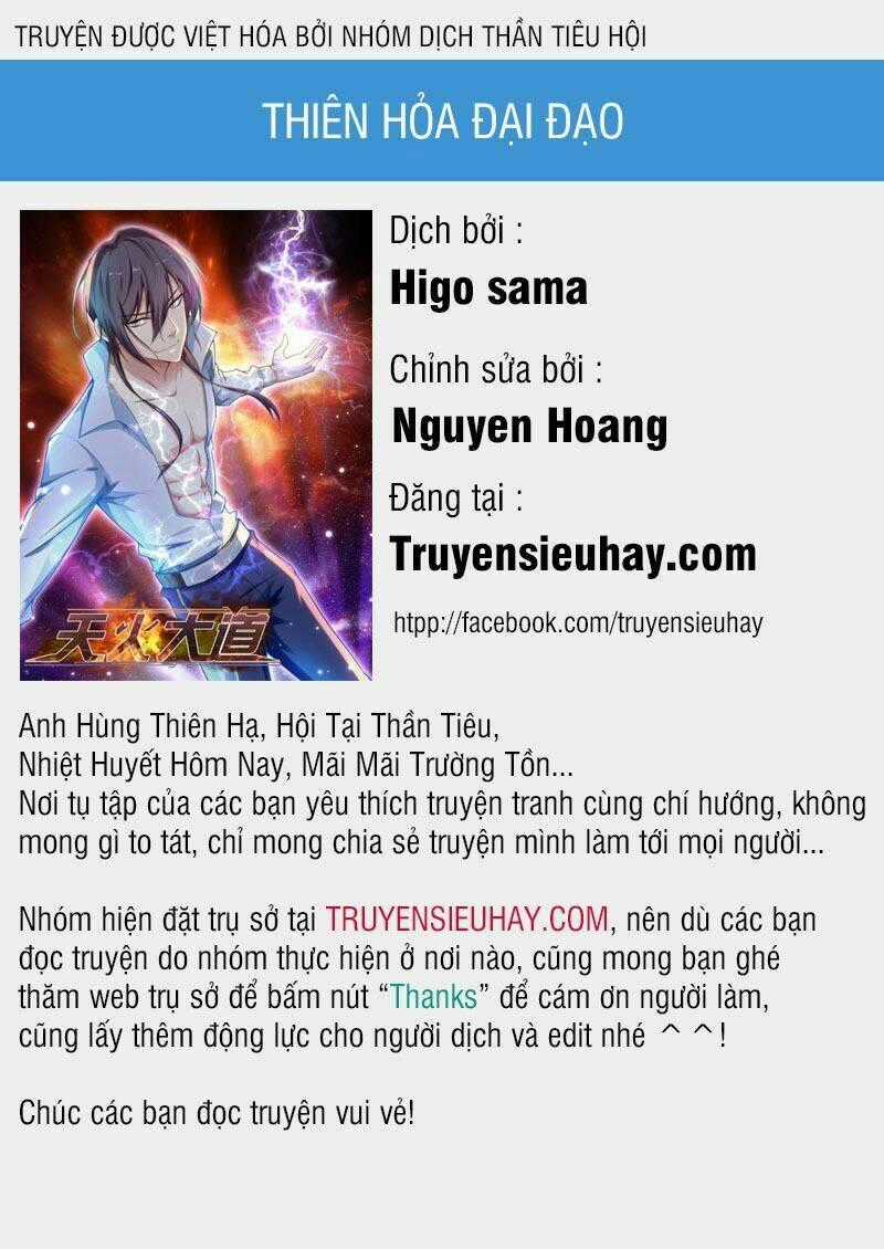 Thiên Hỏa Đại Đạo - Chapter 8 - Trang 1