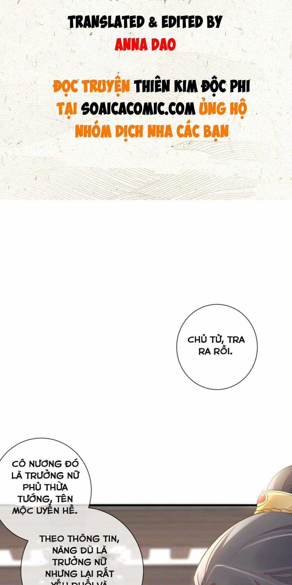 Thiên Kim Độc Phi Trọng Sinh - Chapter 6 - Trang 1