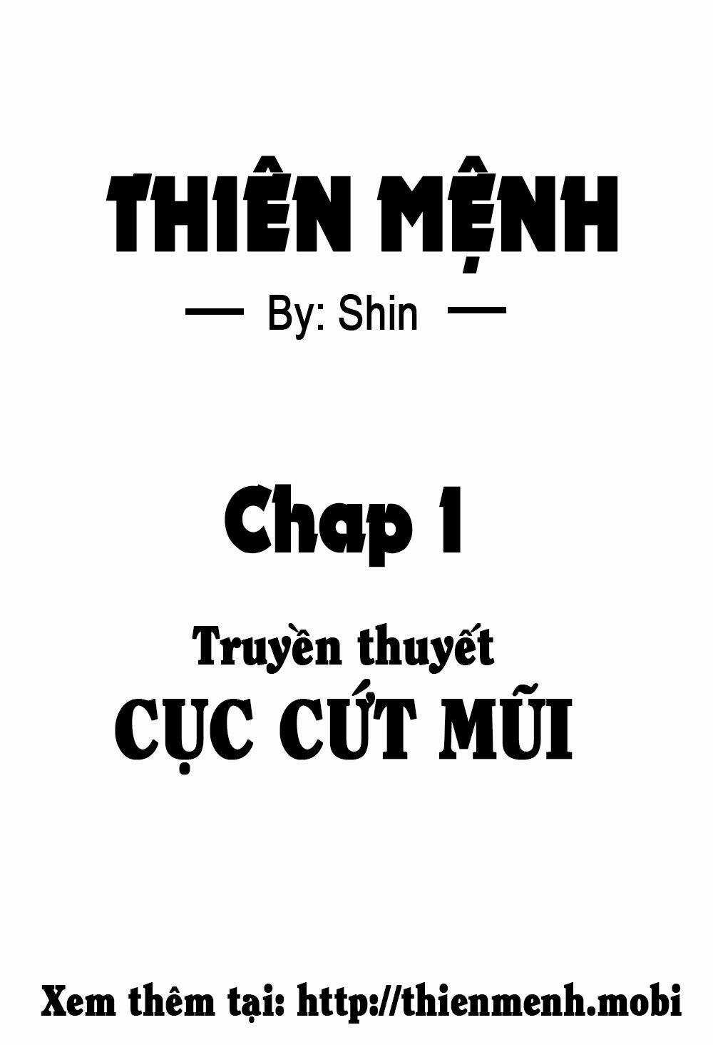Thiên Mệnh - Chapter 1 - Trang 1