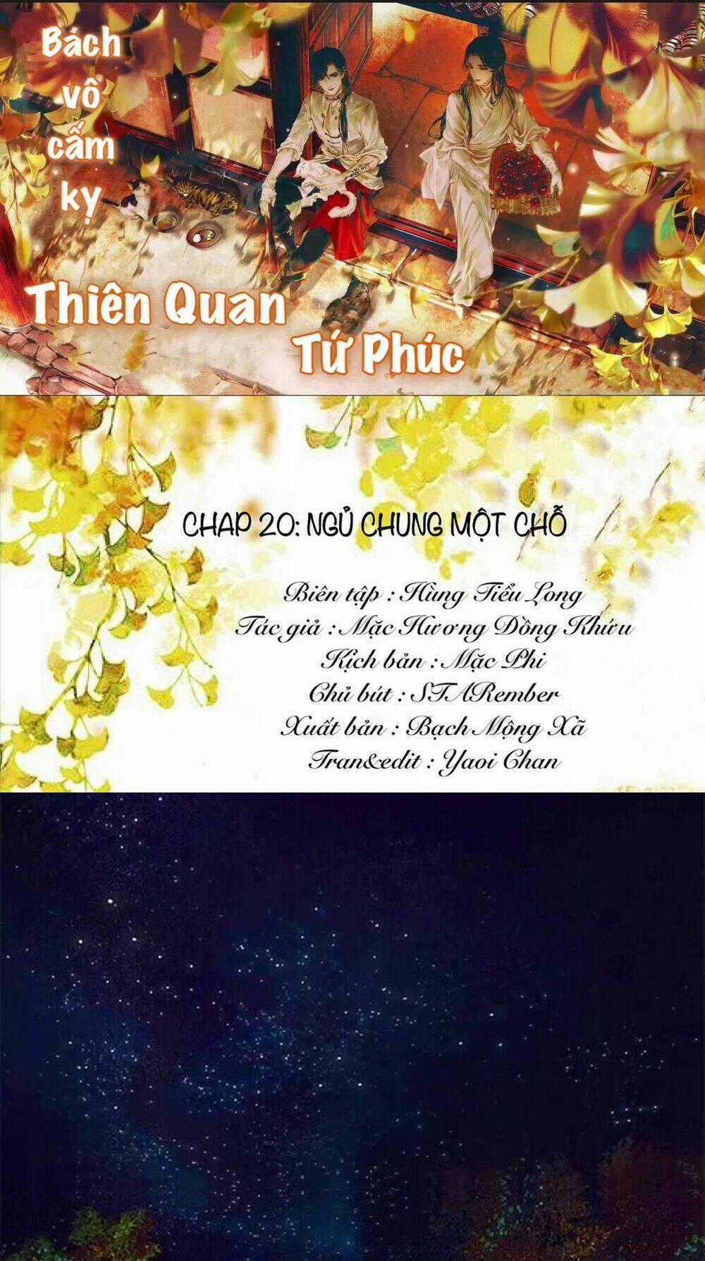 Thiên Quan Tứ Phúc - Chapter 20 - Trang 1