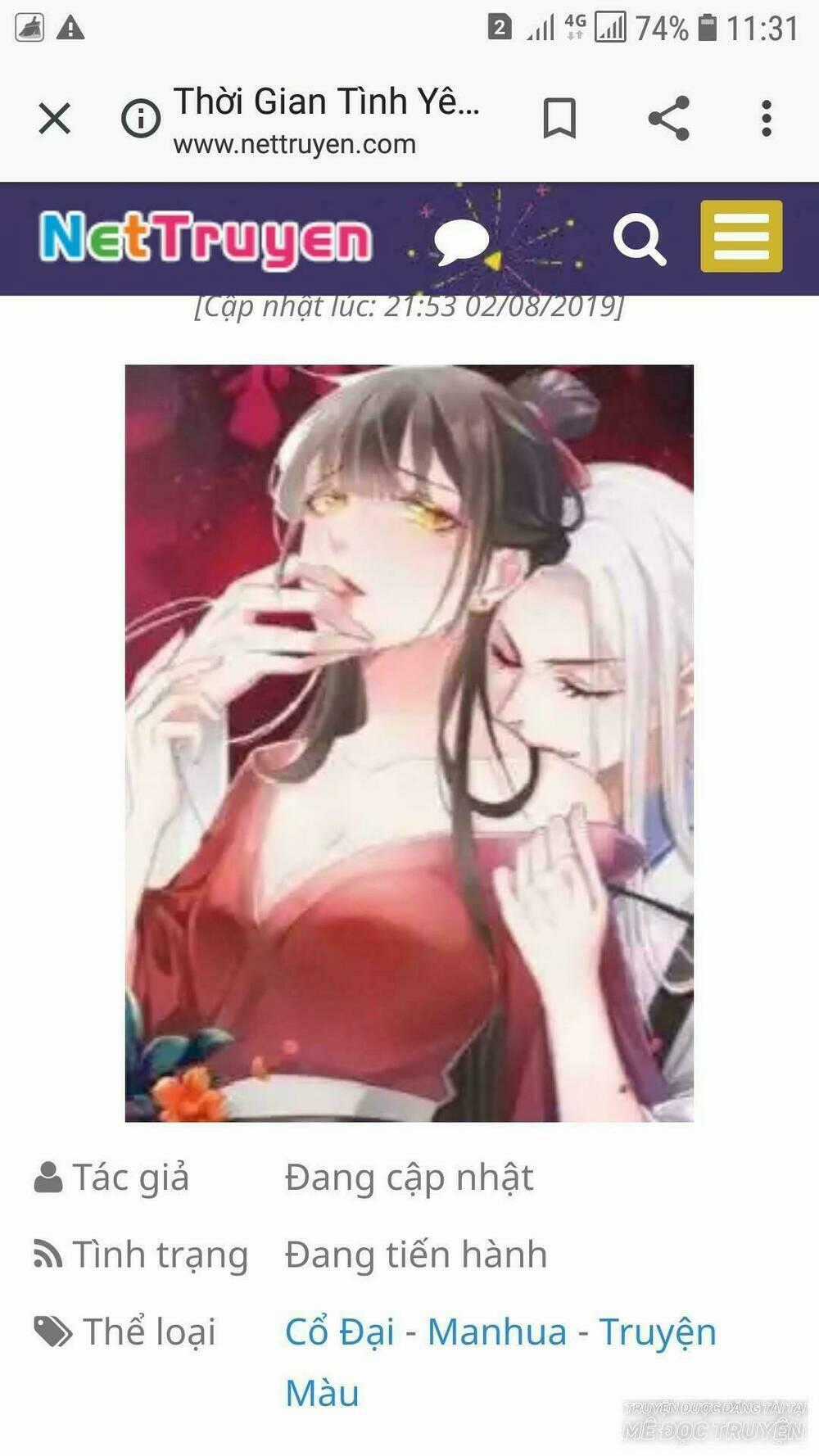 Thời Gian Tình Yêu - Chapter 33 - Trang 1